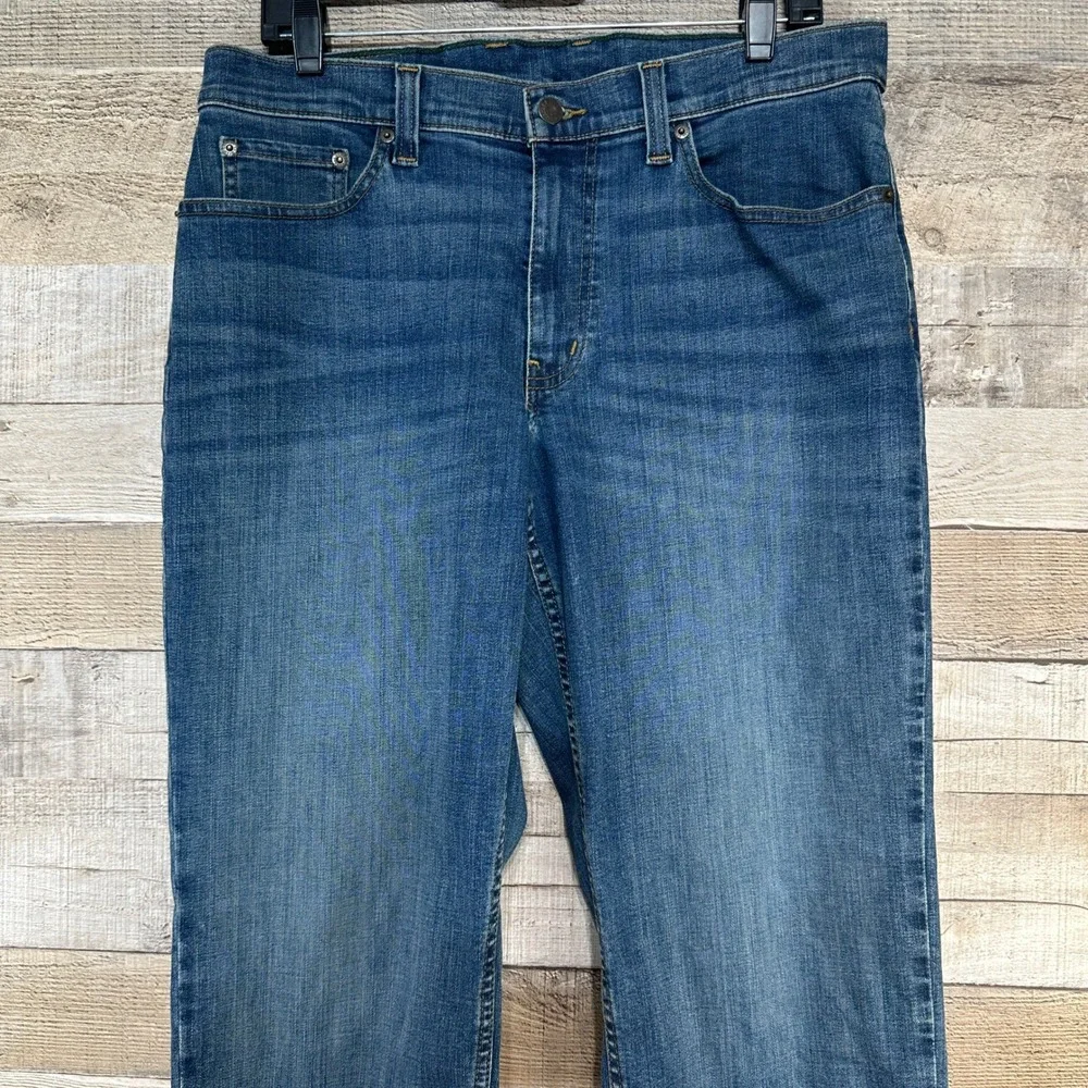 LLBean Mens Beanflex Coolmax Standard Fit Tencel Stretch Performance Jeans 33x30